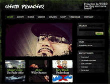 Tablet Screenshot of ghettopreacher.com